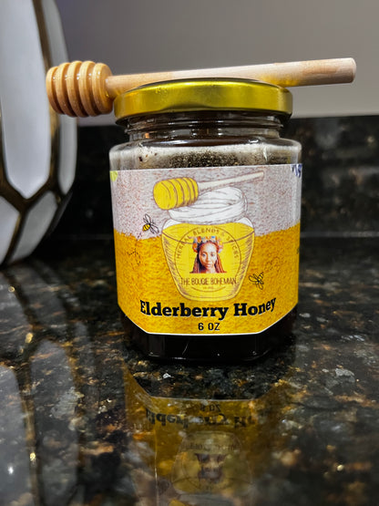 Elderberry Infused Honey