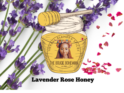 Lavender Rose Infused Honey