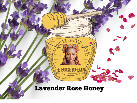 Lavender Rose Infused Honey
