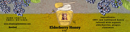 Elderberry Infused Honey