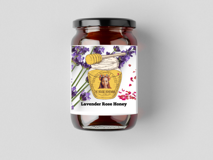 Lavender Rose Infused Honey